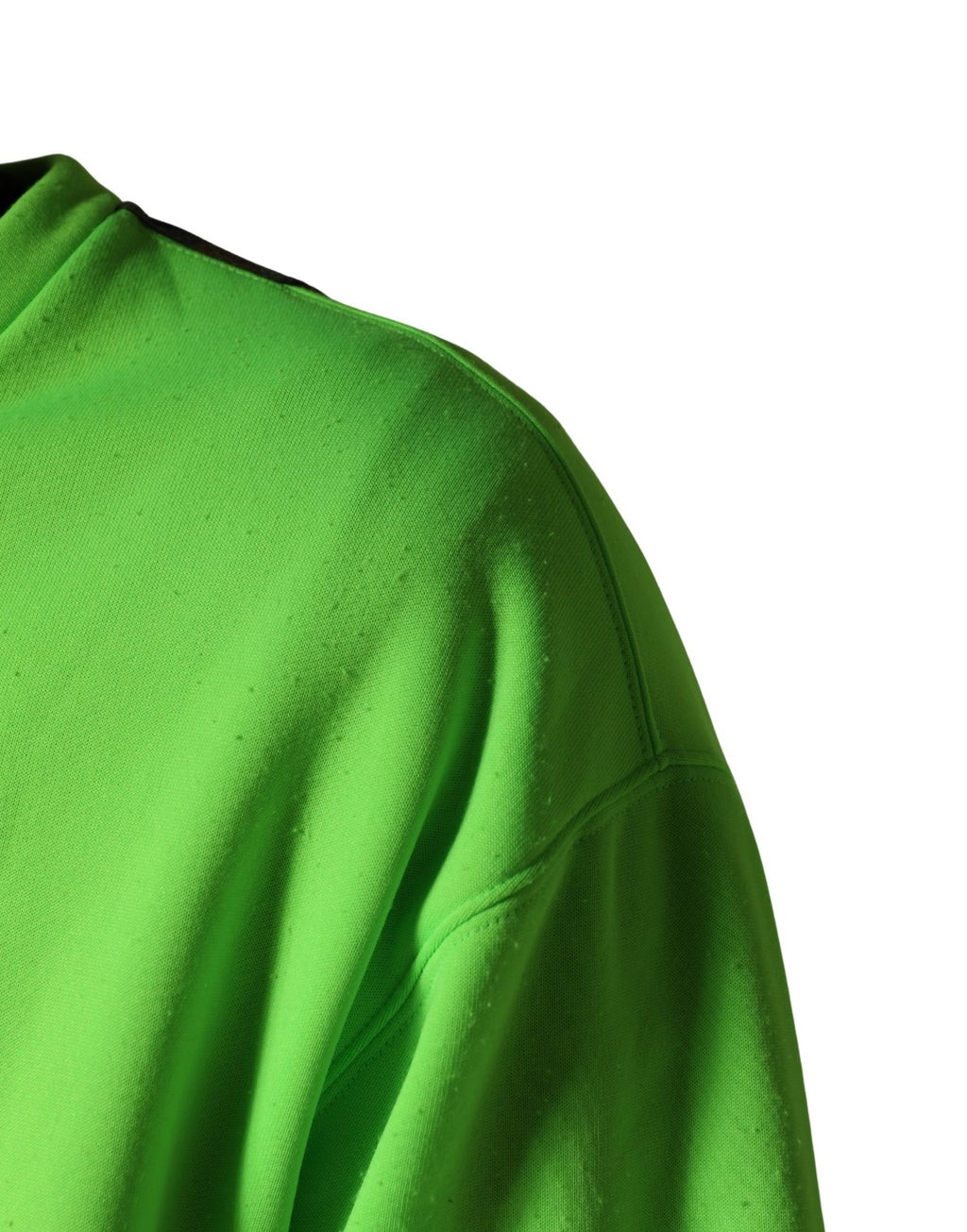 Green Patchwork Heart Men Sweatshirt Sweater