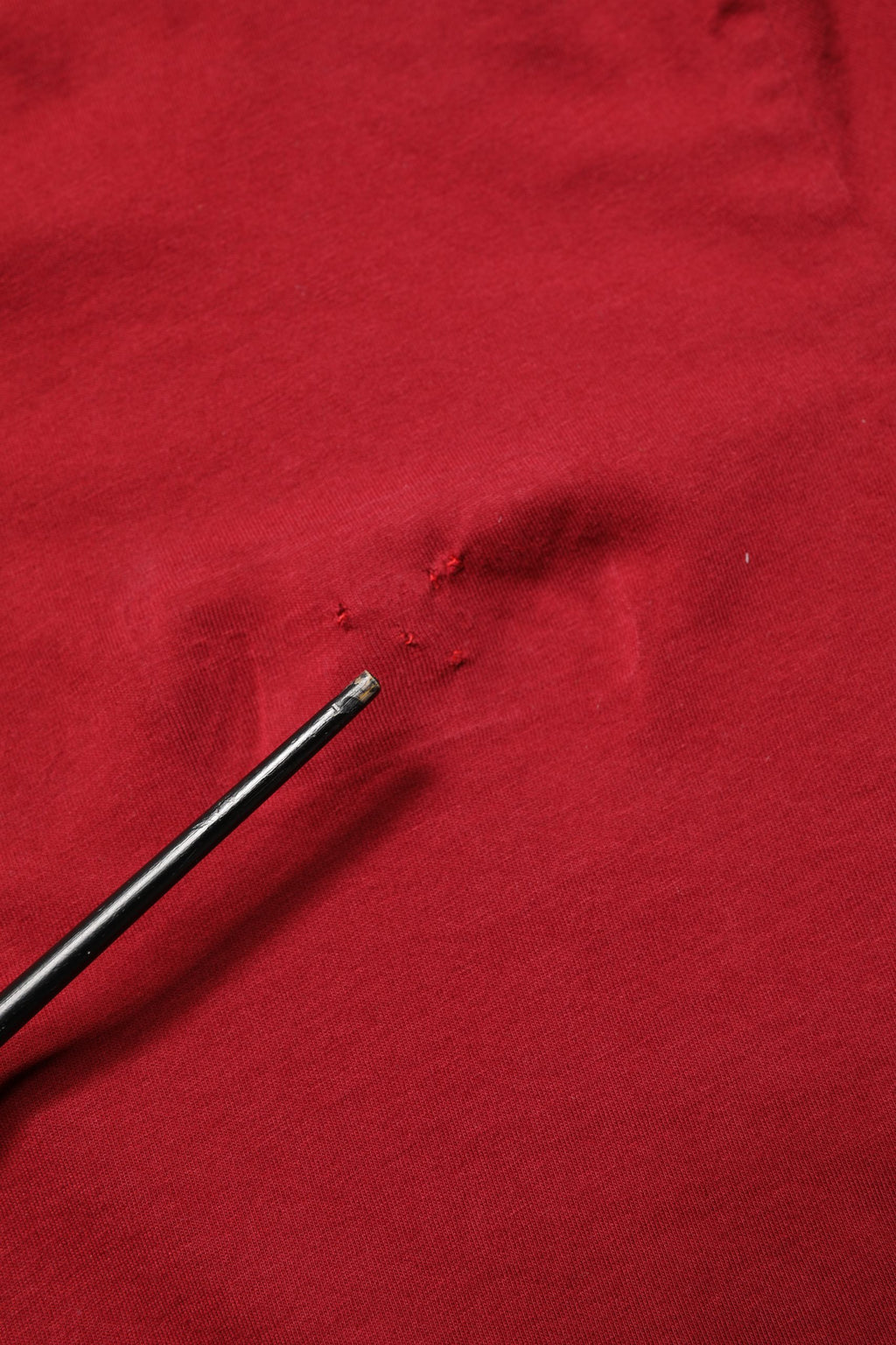 Maroon Cotton Crew Neck Short Sleeves T-shirt