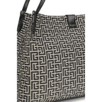 Black Cotton Shoulder Bag