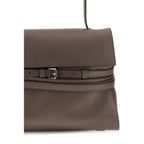Brown Calf Leather Bos Taurus Handbag