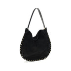Black Calf Leather Bos Taurus Shoulder Bag