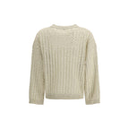 Beige Linen Sweatshirt