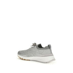 Gray Cotton Athletic Sneakers