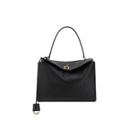 Black Calf Leather Bos Taurus Shoulder Bag