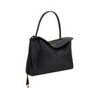 Black Calf Leather Bos Taurus Shoulder Bag