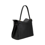 Black Calf Leather Bos Taurus Shoulder Bag