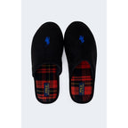 Black Polyester Slippers