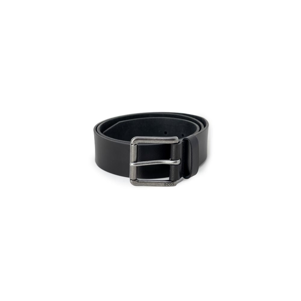 Black Leather Regular Belt