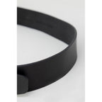 Black Leather Regular Belt