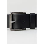 Black Leather Regular Belt