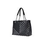 Black Polyester Handbag