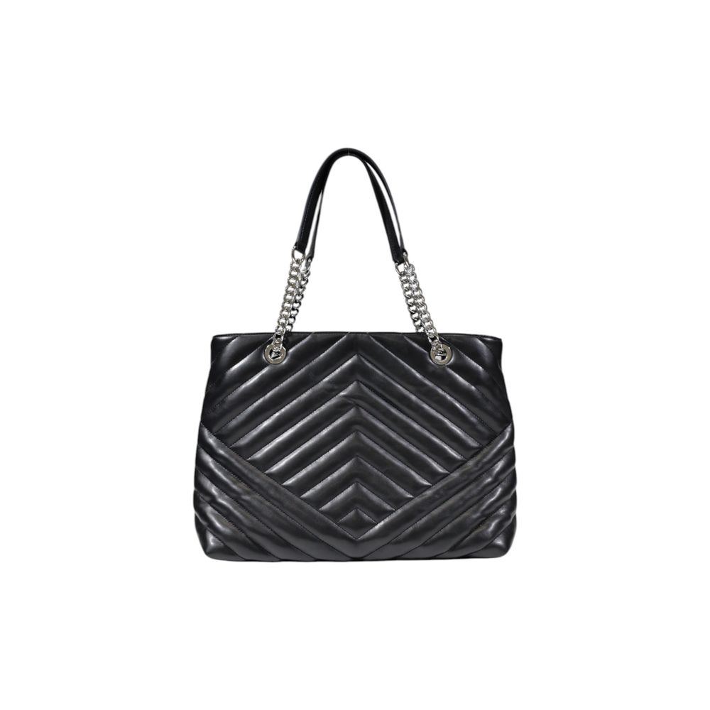 Black Polyester Handbag