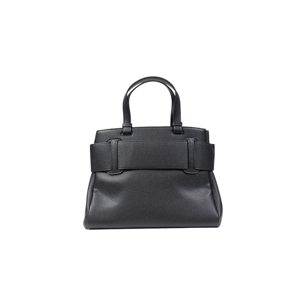 Black Polyester Handbag