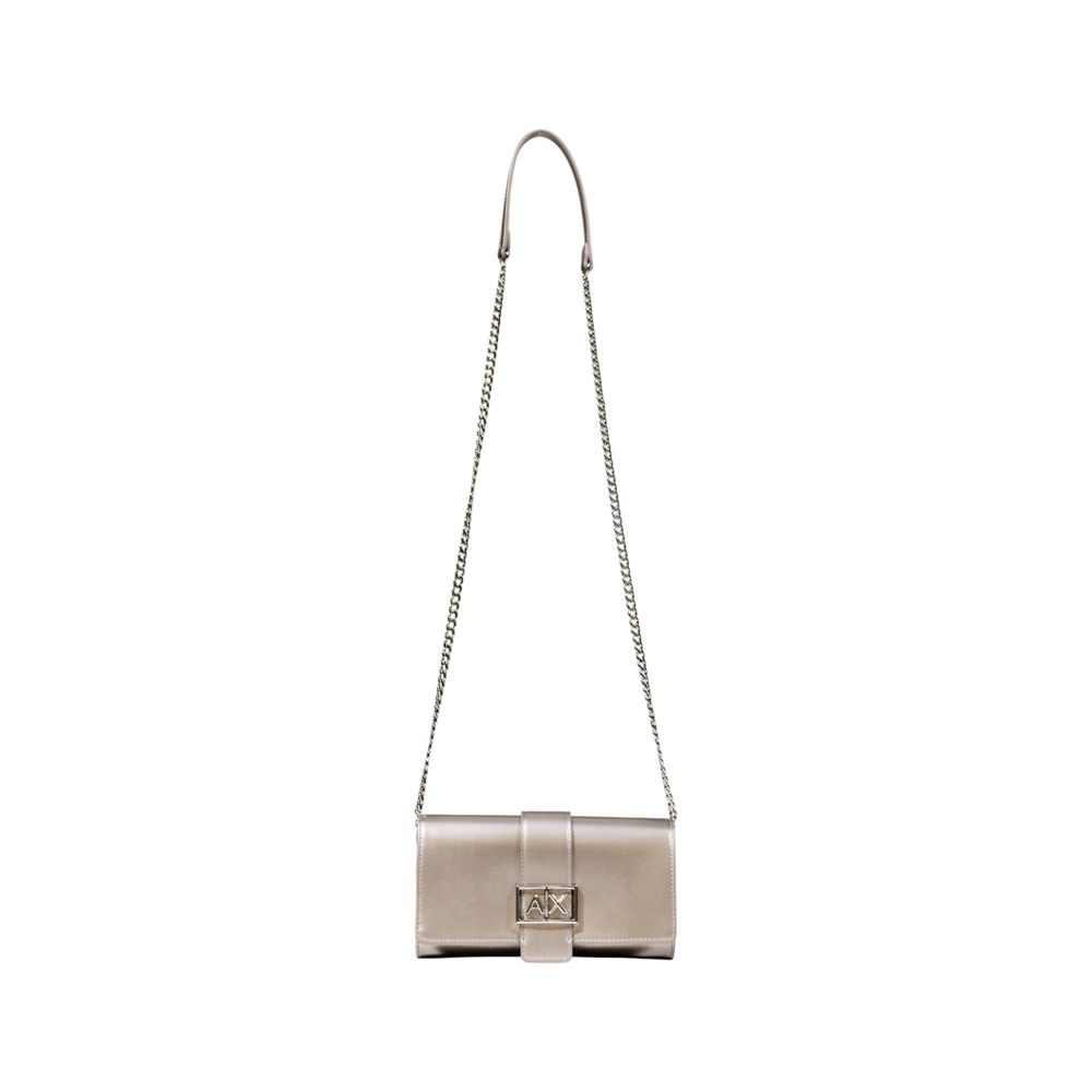 Gray Polyester Handbag