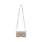 Gray Polyester Handbag