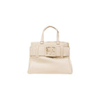 Beige Polyester Handbag