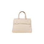 Beige Polyester Handbag