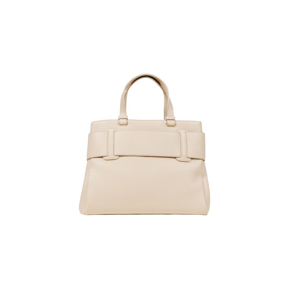 Beige Polyester Handbag