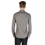 Blue Cotton Pattern Shirt