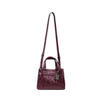 Bordeaux Polyester Handbag