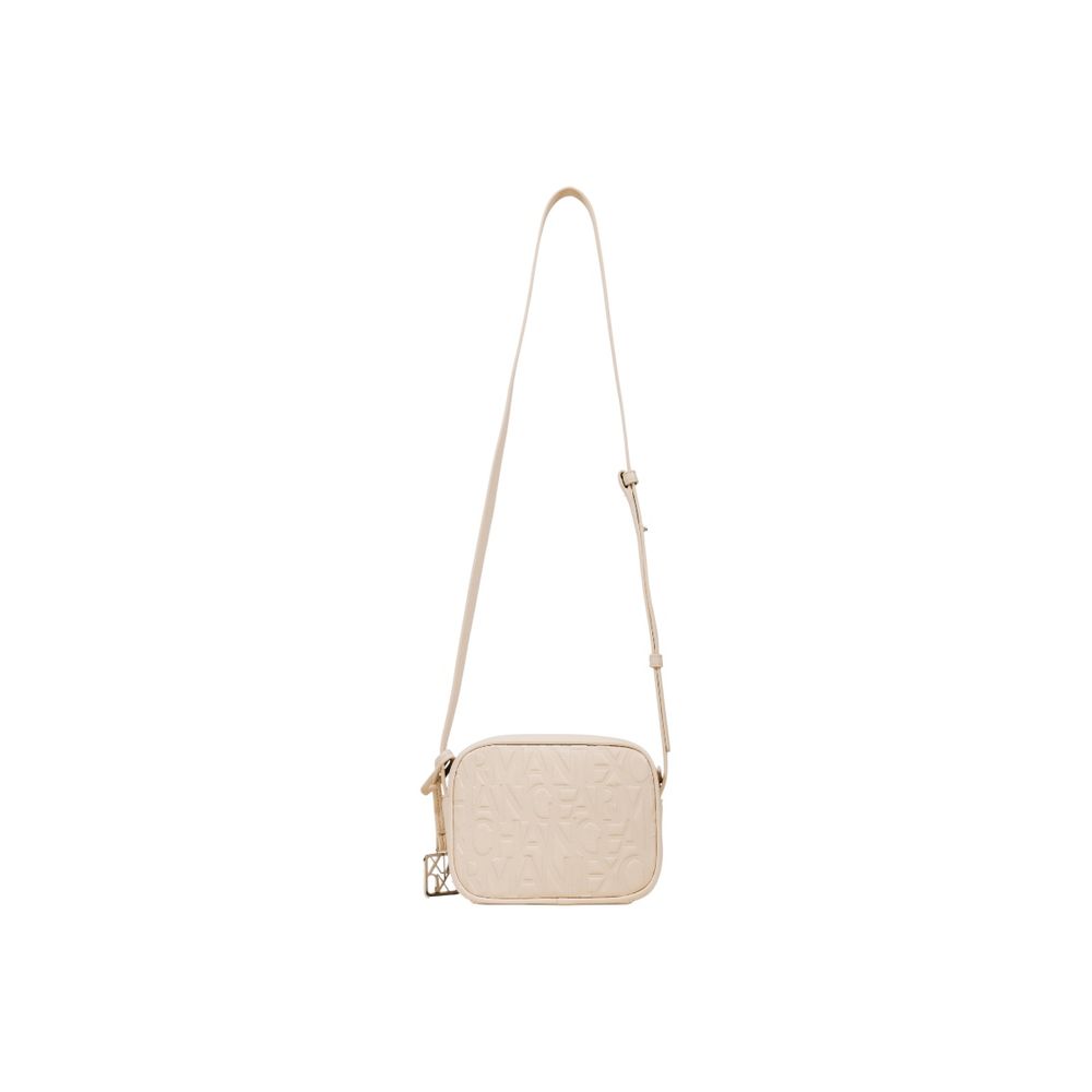 Beige Polyester Handbag