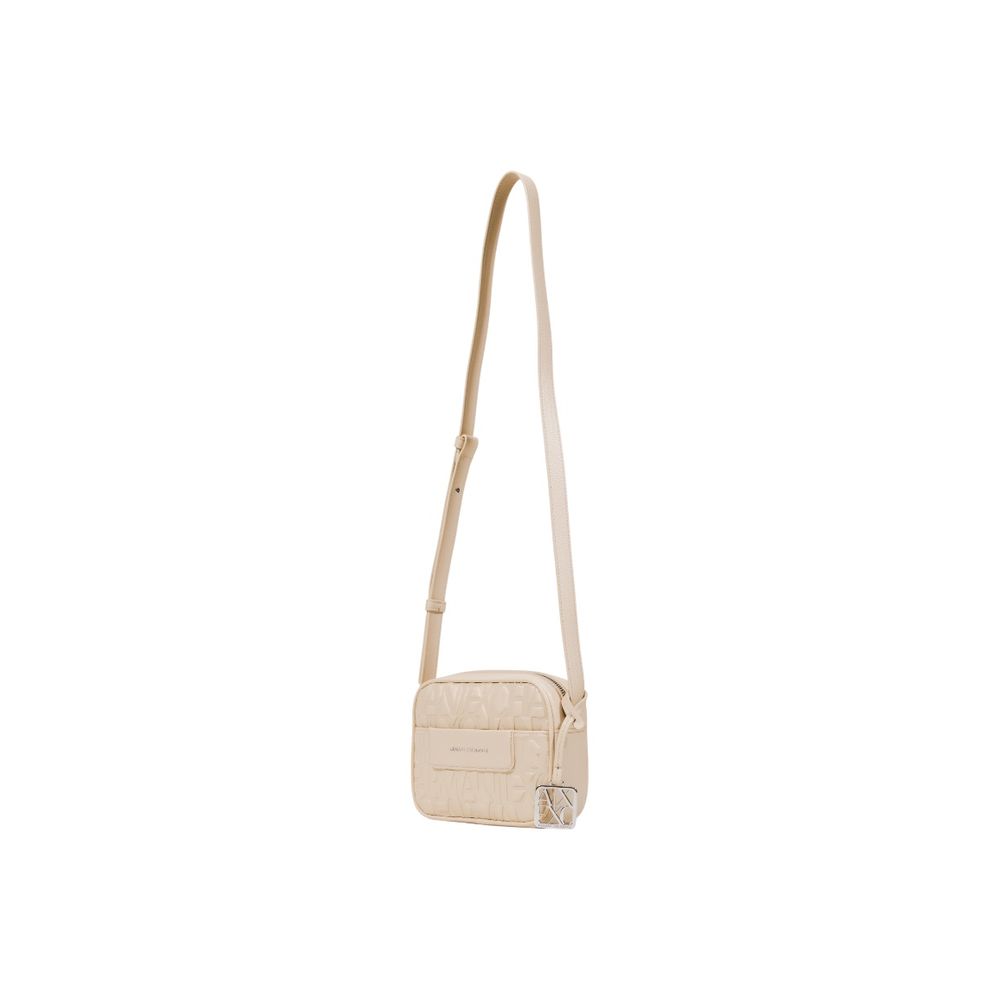 Beige Polyester Handbag