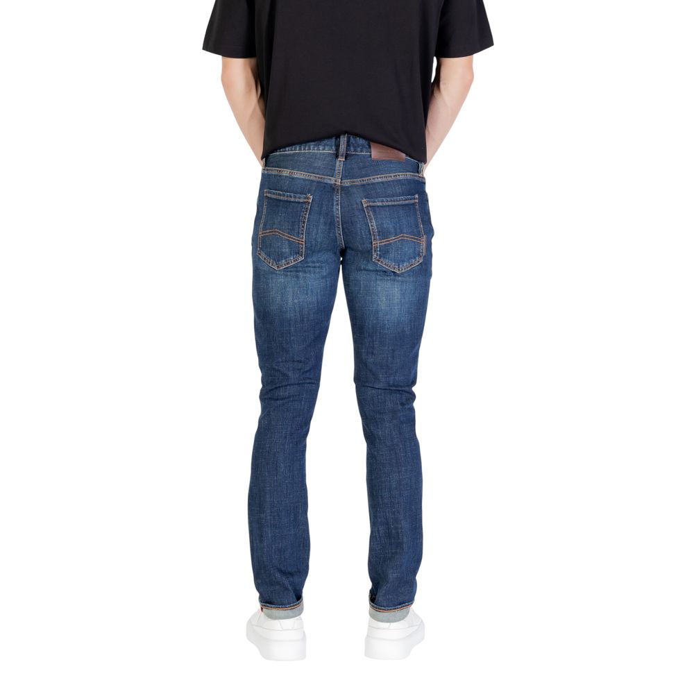 Blue Cotton Relaxed Fit Jeans