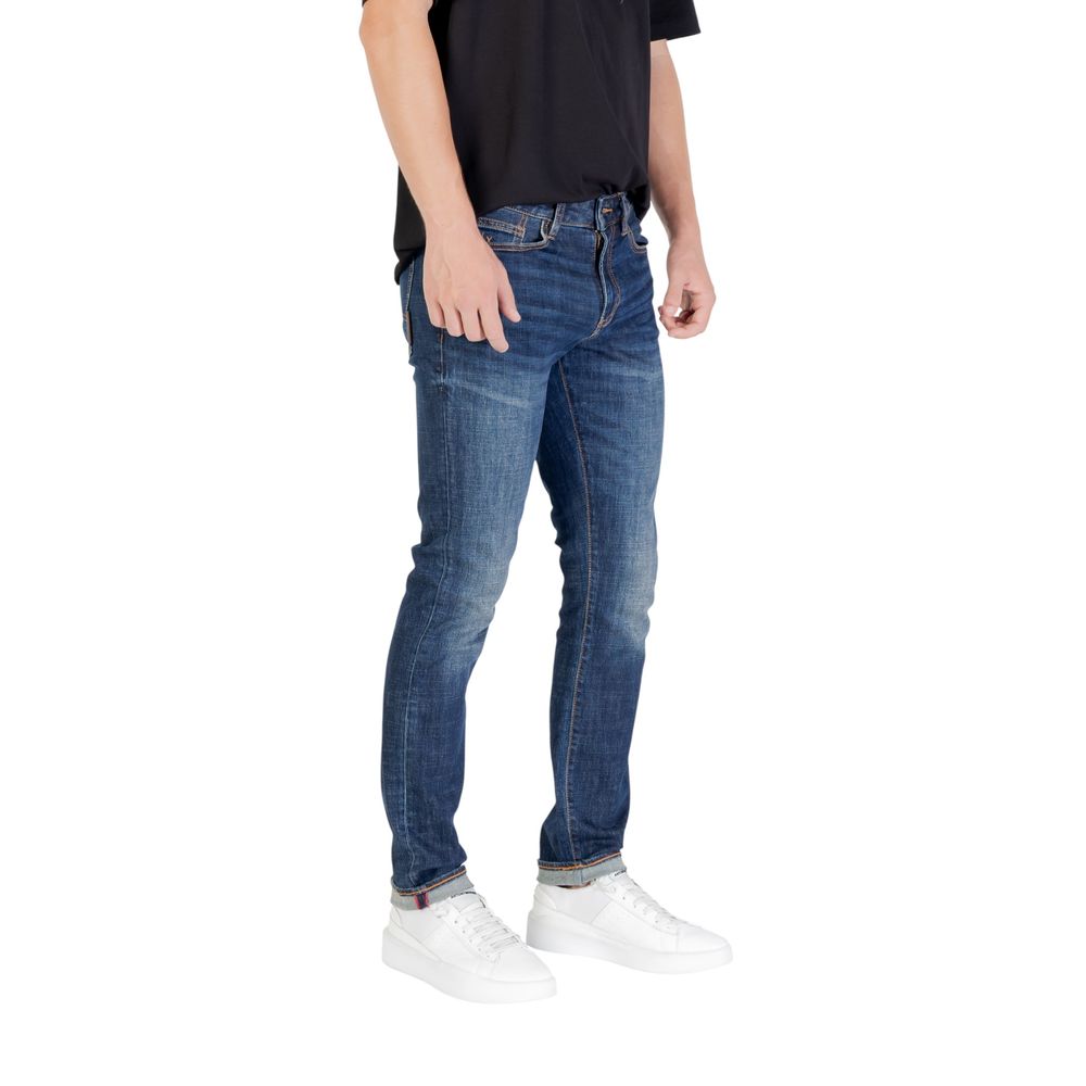 Blue Cotton Relaxed Fit Jeans