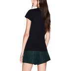 Black Cotton T-Shirt