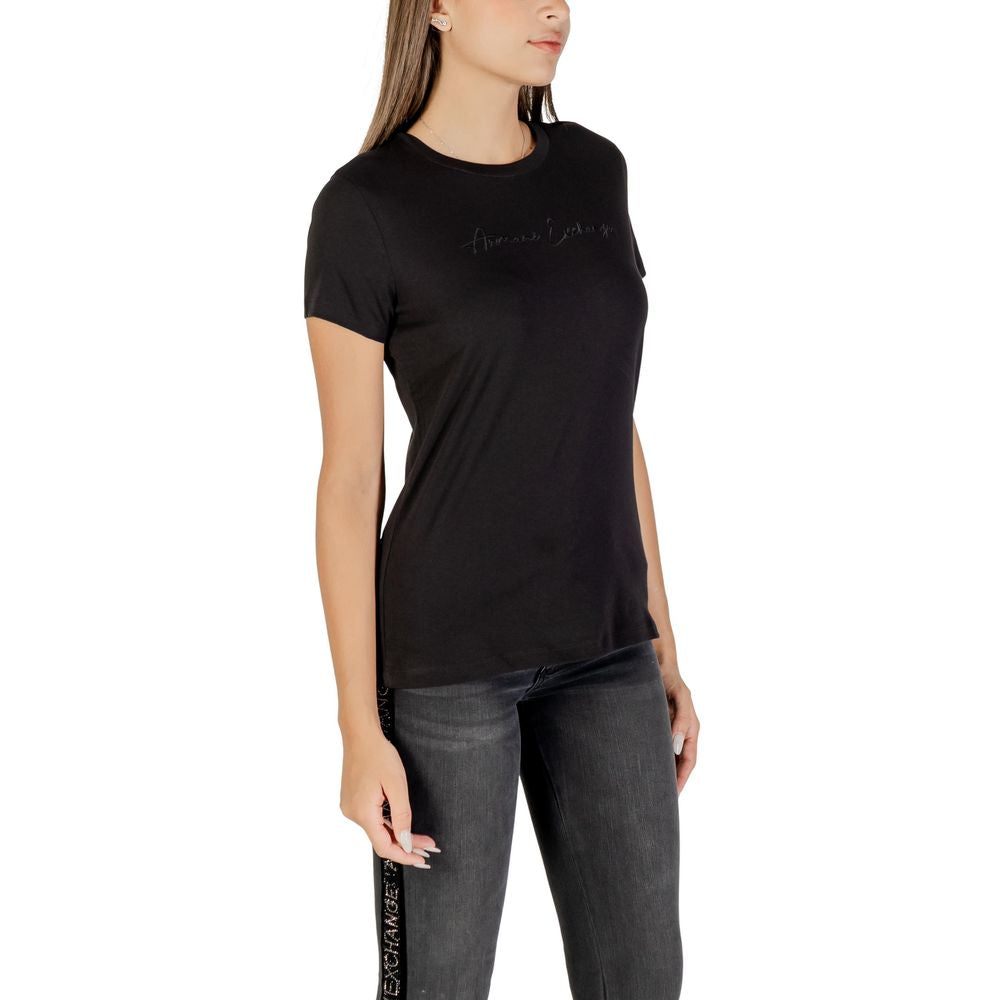 Black Cotton T-Shirt