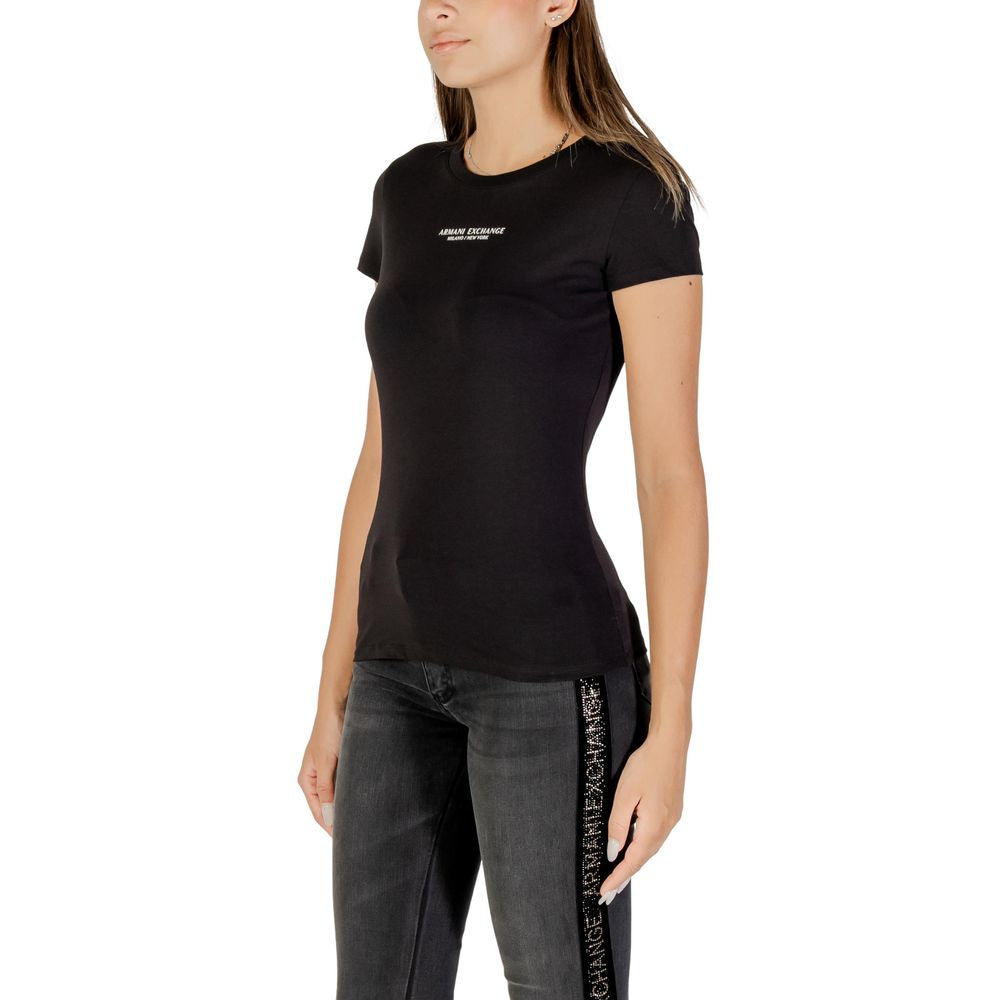 Black Cotton T-Shirt