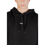 Black Cotton Hoodie