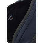 Blue Polyester Messenger Bag