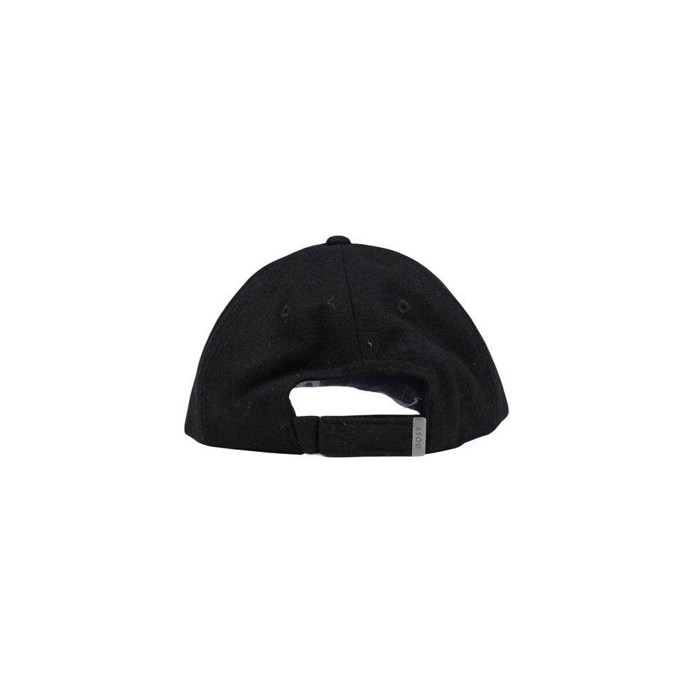 Black Wool Cap (Baseball Hat)