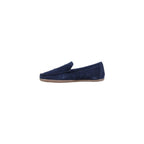 Blue Suede Leather Slippers