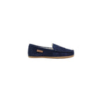 Blue Suede Leather Slippers