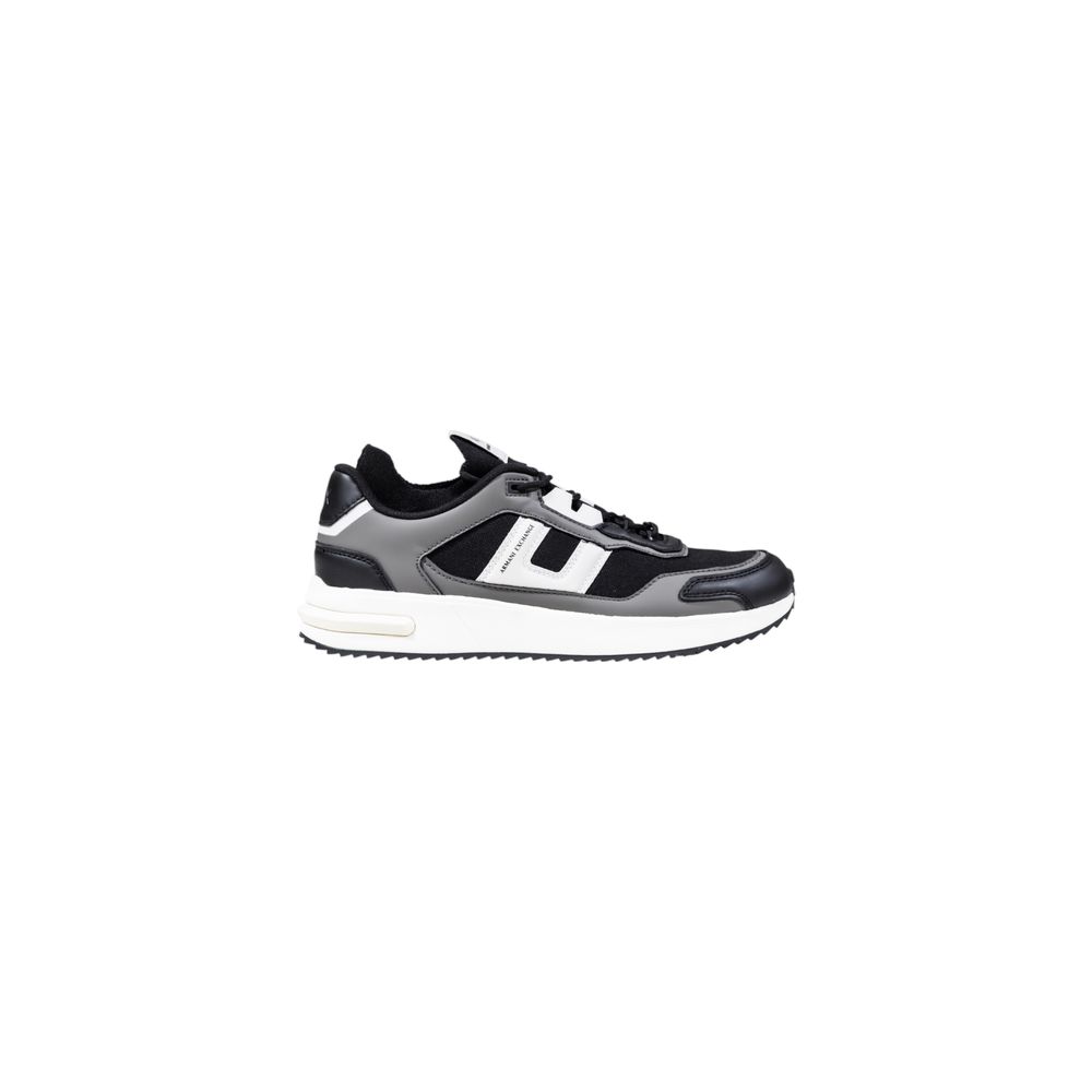 Bicolor Polyester Athletic Sneakers