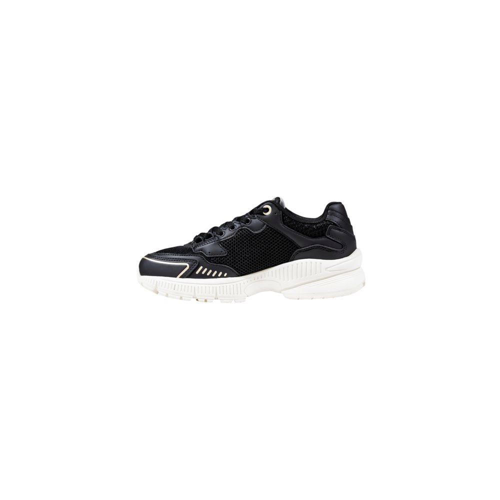 Bicolor Polyester Athletic Sneakers