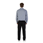 Blue Cotton Dress Shirt