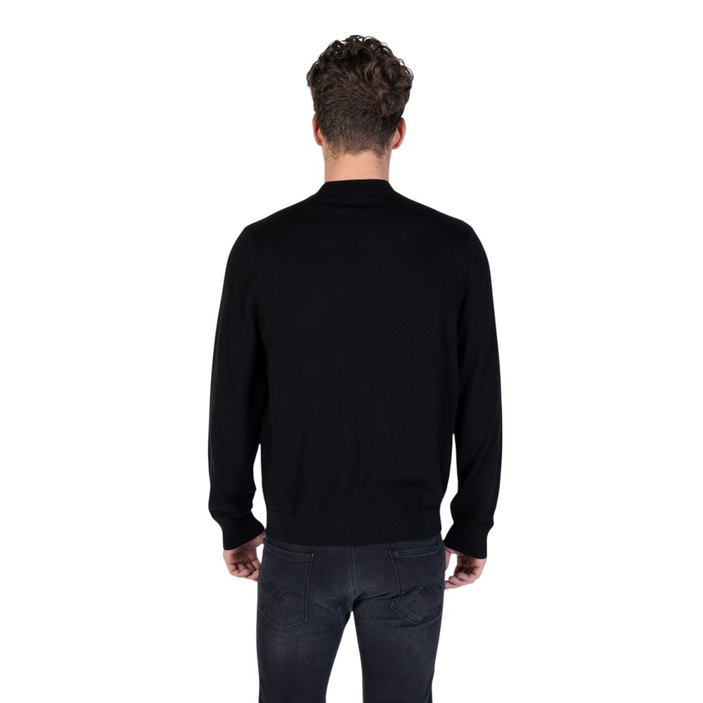 Black Marabou Sweatshirt