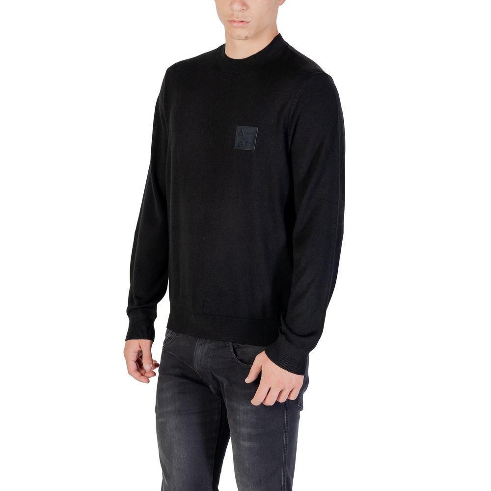 Black Marabou Sweatshirt