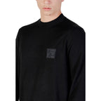 Black Marabou Sweatshirt
