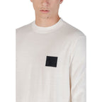 White Marabou Sweatshirt
