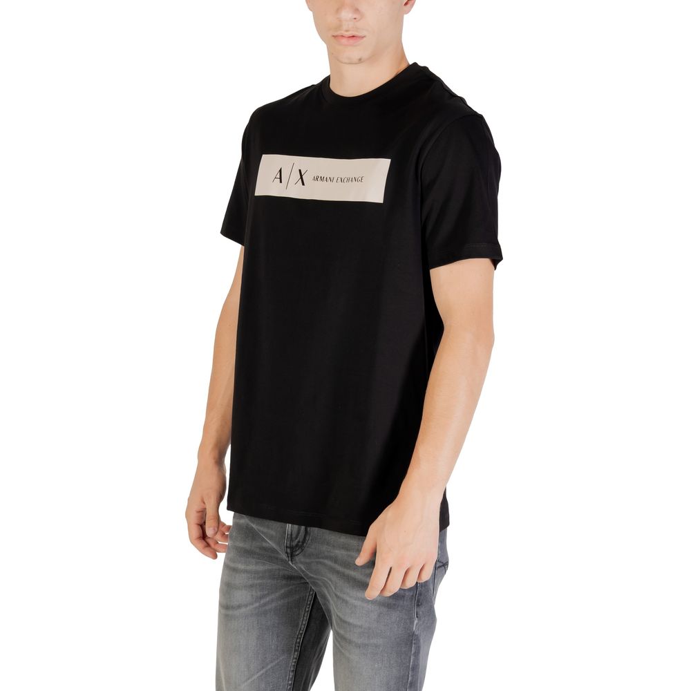 Black Cotton T-Shirt