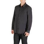 Black Elastane Dress Shirt