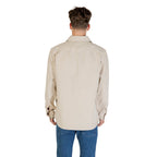 Beige Polyester Shirt