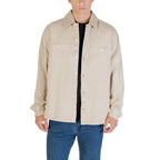 Beige Polyester Shirt