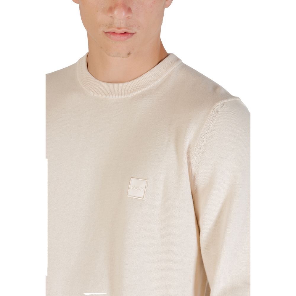 Beige Cotton Sweatshirt