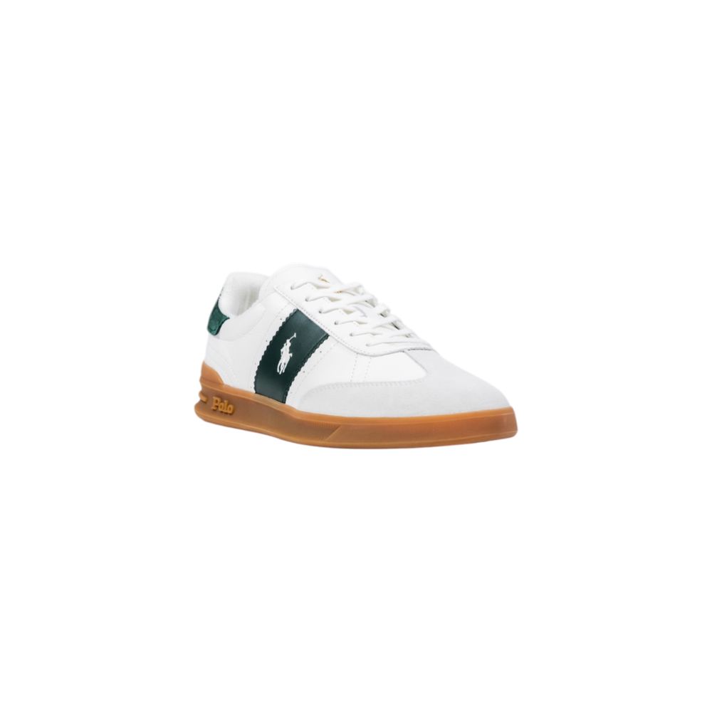 Bicolor Leather Low Top Sneakers