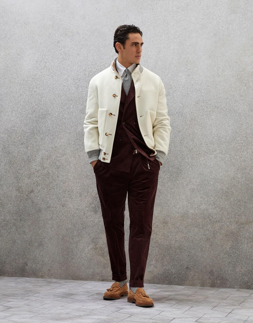 Purple Cotton Blazer